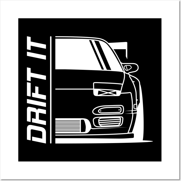 S13 Drift It Wall Art by GoldenTuners